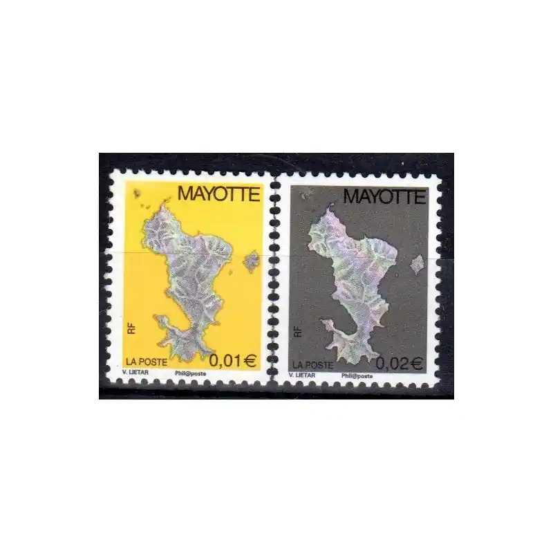 Commander Vite Timbre Mayotte n°150a et 151a