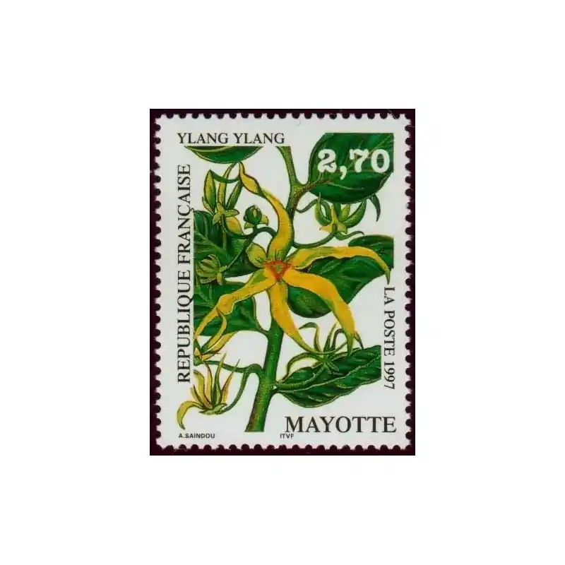 Populaire Timbre Mayotte n°42