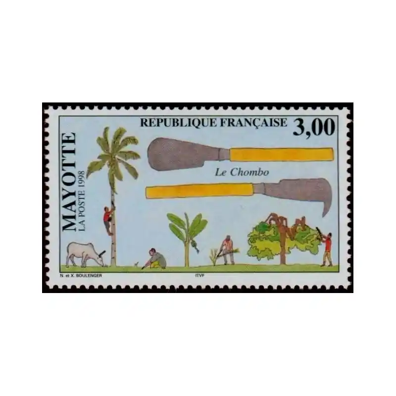 Timbre Mayotte n°61 Bon Plan