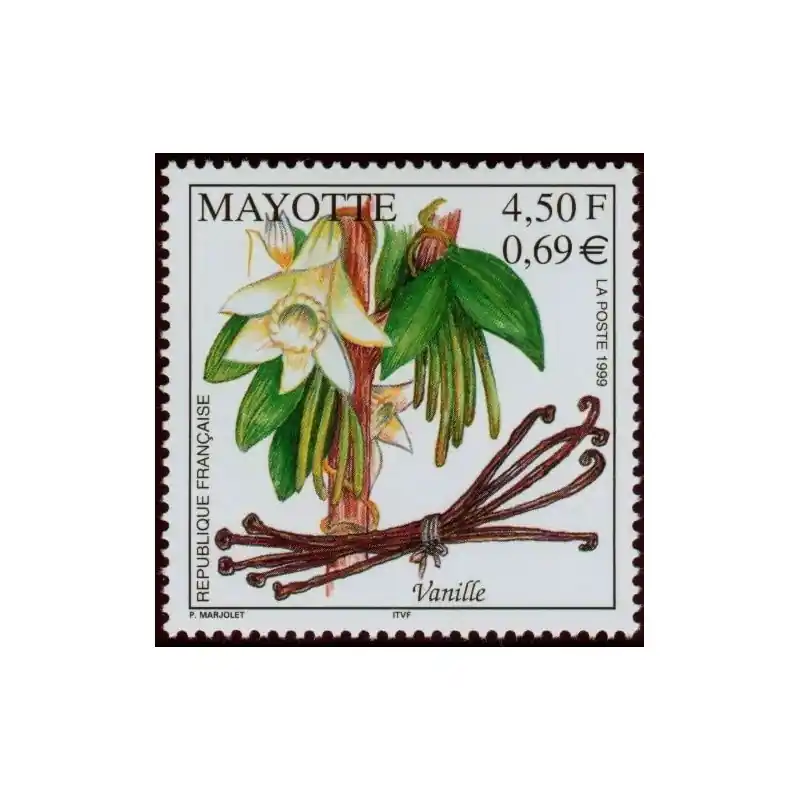 Prix Réduit Timbre Mayotte n°78