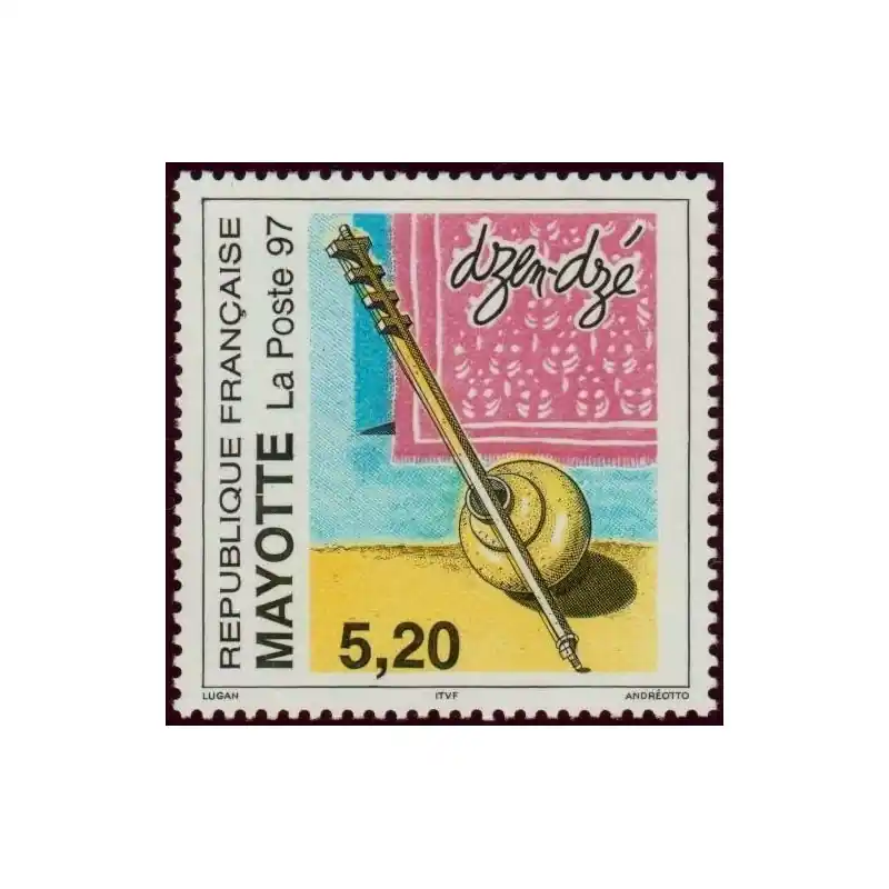 Gros Lot Timbre Mayotte n°44