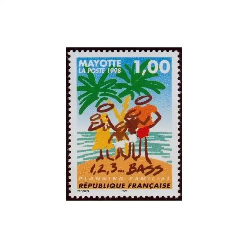 Offre Du Jour Timbre Mayotte n°54