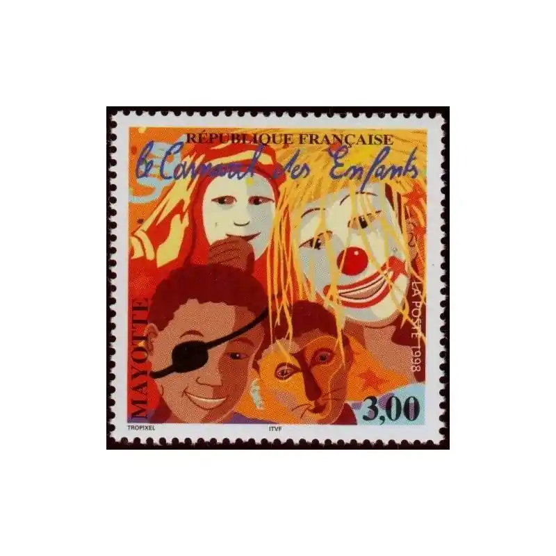 Bon Marché Timbre Mayotte n°55