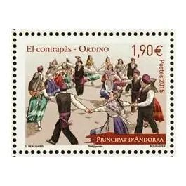 Timbre de collection Andorre Francais - 771 Livraison Gratuite