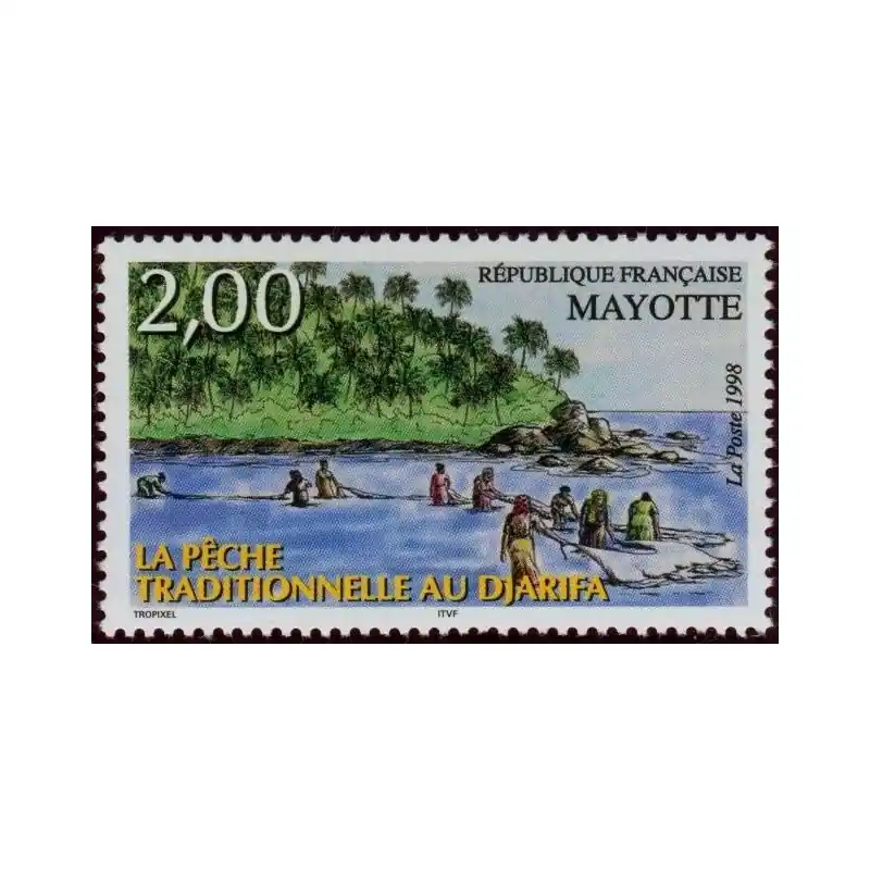Timbre Mayotte n°59 Acheter En Ligne