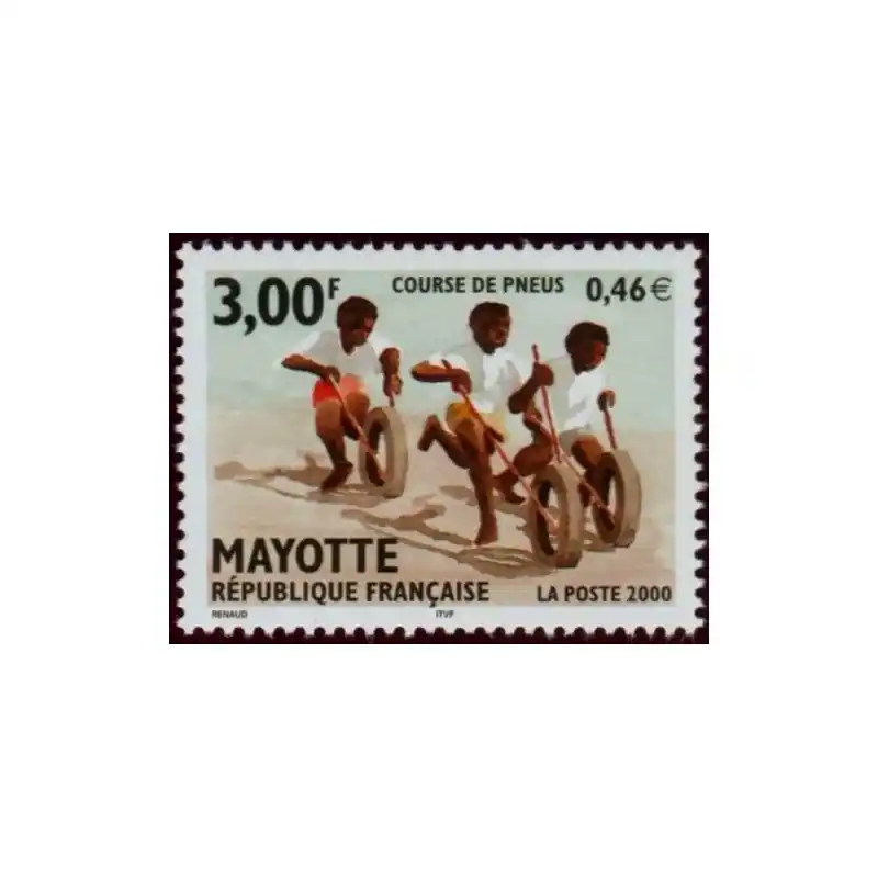 Timbre Mayotte n°88 Dernier Modèle