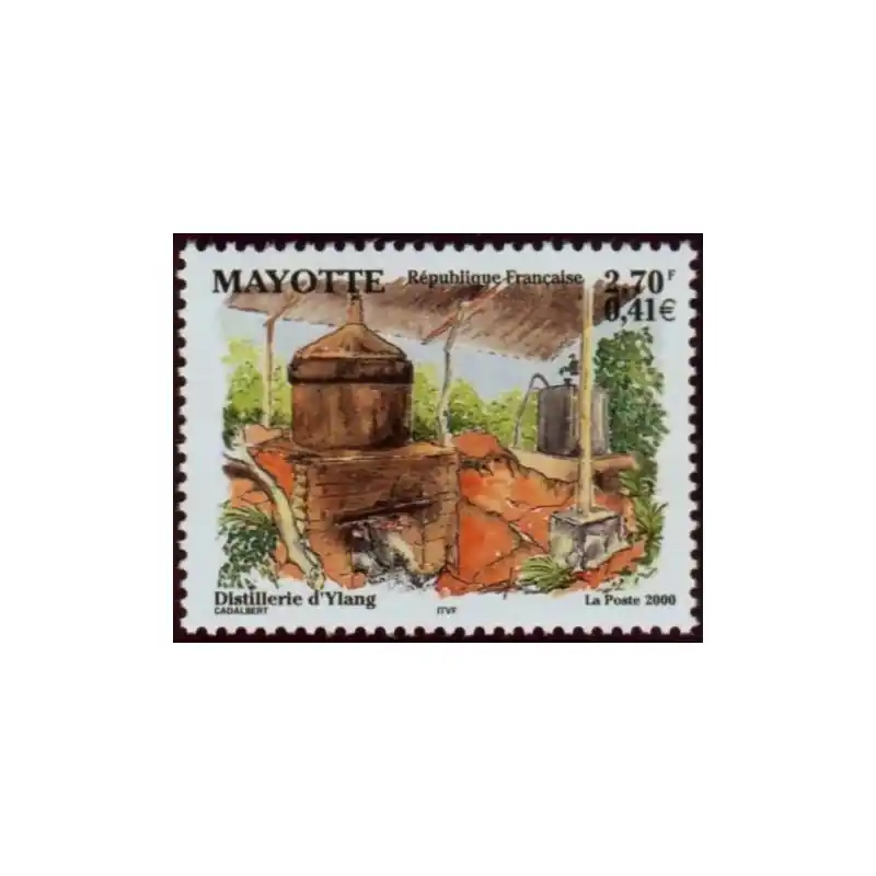 Commande En Gros Timbre Mayotte n°90