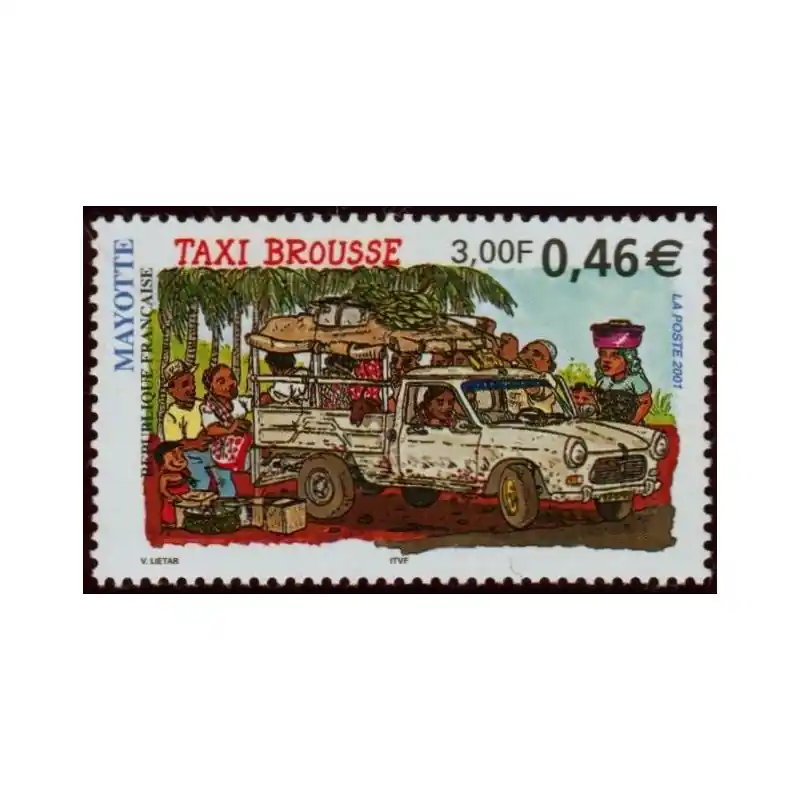 Timbre Mayotte n°99 Artisanat
