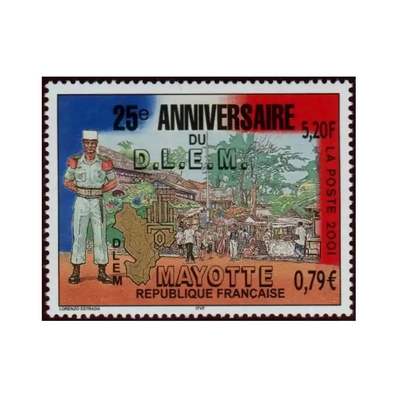 Timbre Mayotte n°103 Livraison Express