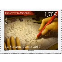 Prix Cassé Timbre de collection Andorre Francais - 796