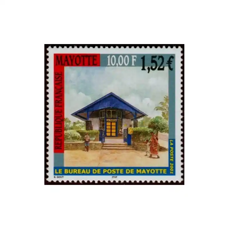 Original Timbre Mayotte n°109