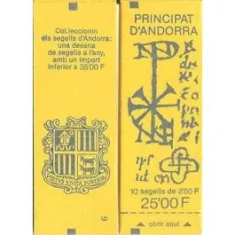 Timbre de collection Andorre Francais - Carnet 04 Certifié