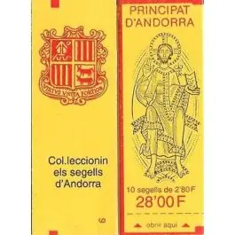 Timbre de collection Andorre Francais - Carnet 05 Promotion Saisonnière