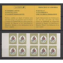 Livraison Express Timbre de collection Andorre Francais - Carnet 06
