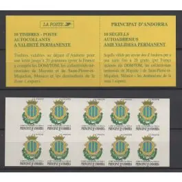 Premium Timbre de collection Andorre Francais - Carnet 10