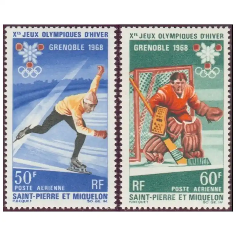 Haute Qualité St-Pierre et Miquelon PA n°40 et 41