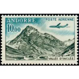 Must-Have Timbre de collection Andorre Francais - Poste Arienne 8