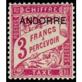 Offre Du Jour Timbre de collection Andorre Francais - Taxe 08