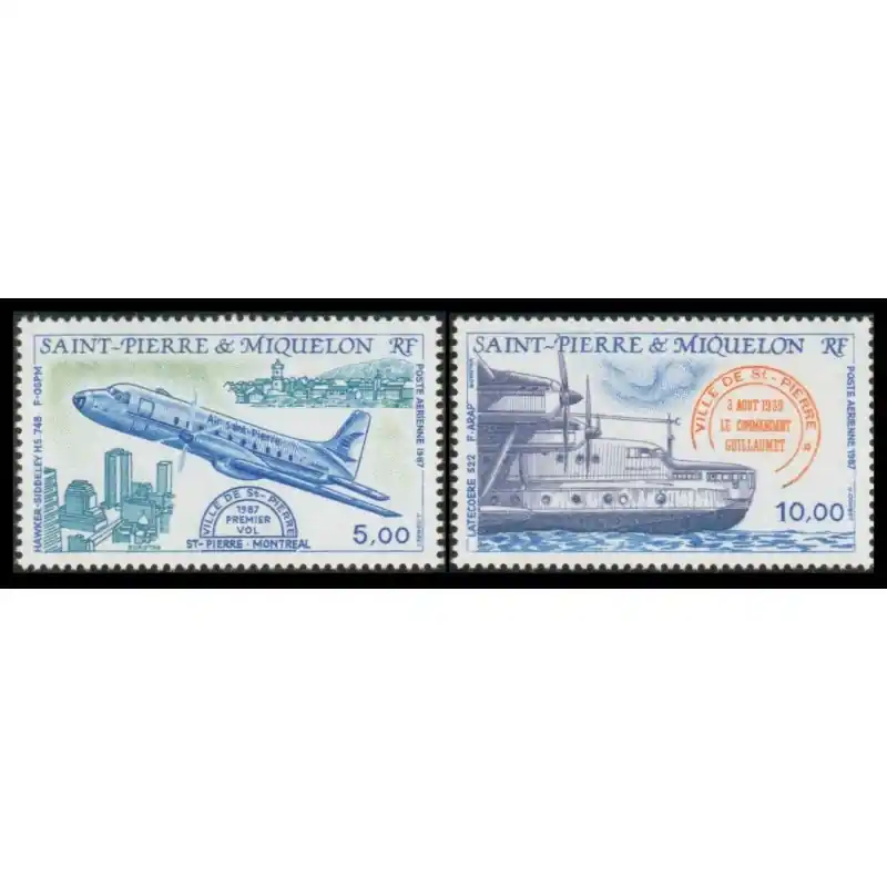 Offre Spéciale St-Pierre et Miquelon PA n°64 et 65