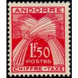 Meilleur Prix Timbre de collection Andorre Francais - Taxe 25
