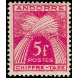 Bon Plan Timbre de collection Andorre Francais - Taxe 29