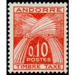 Gros Lot Timbre de collection Andorre Francais - Taxe 43