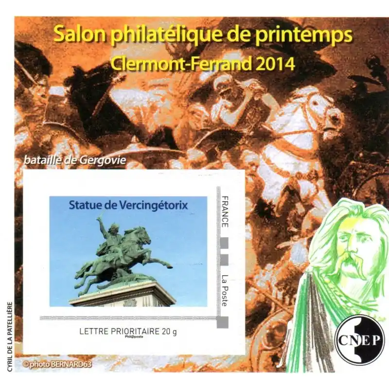 Commander Maintenant Bloc CNEP n°65 "Salon Philatélique de printemps 2014" CLERMONT-FERRAND