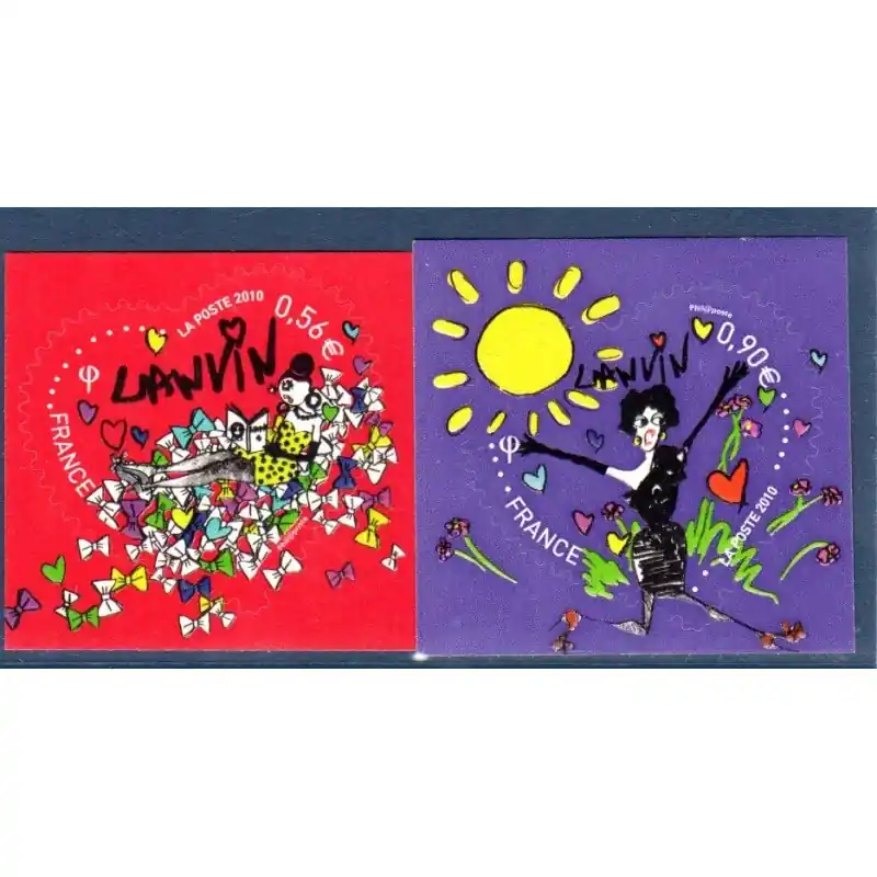 Timbres autoadhésifs Coeur Lanvin 2010 Meilleur Choix