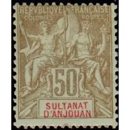 Meilleur Choix Timbre de collection Anjouan - 19