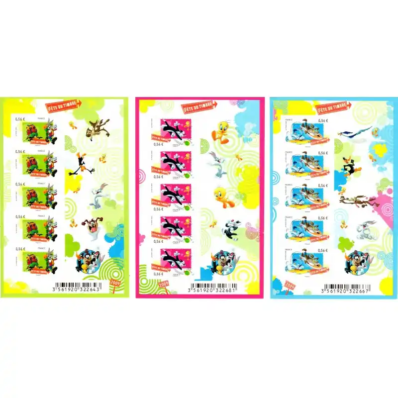 Timbres autoadhésifs Mini-feuilles Fête du timbre 2009 Meilleure Vente