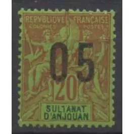 Offre Du Jour Timbre de collection Anjouan - 23A