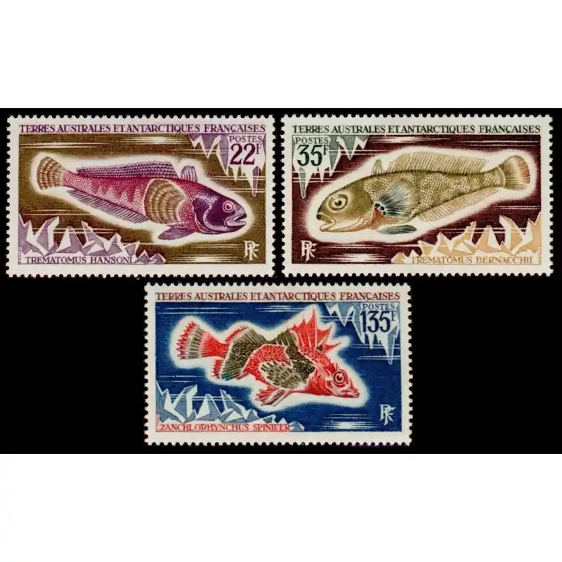 Timbres TAAF n°43,44,45 Original