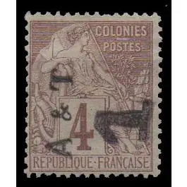 Vente Flash Timbre de collection Annam et Tonkin - 2c