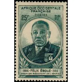 Artisanat Timbre de collection AOF - 03