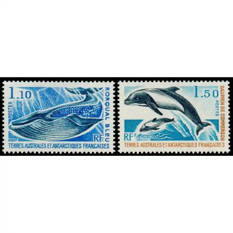 Timbres TAAF n°64 et 65 Meilleure Vente
