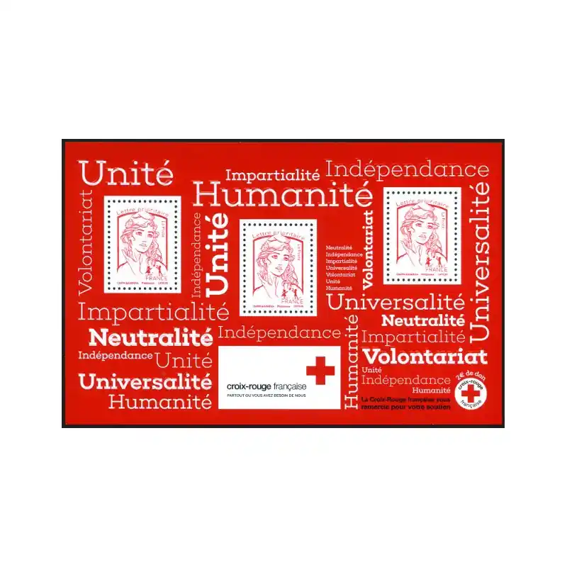 France Bloc Feuillet n°140 Croix Rouge française Neuf ** Must-Have