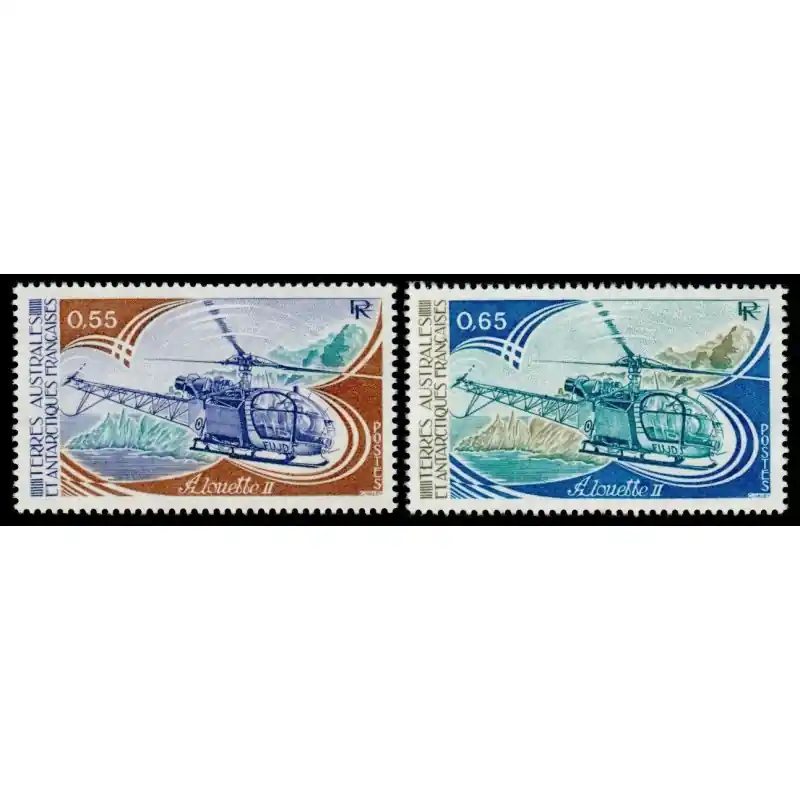 Livraison Mondiale Timbres TAAF n°92 et 93