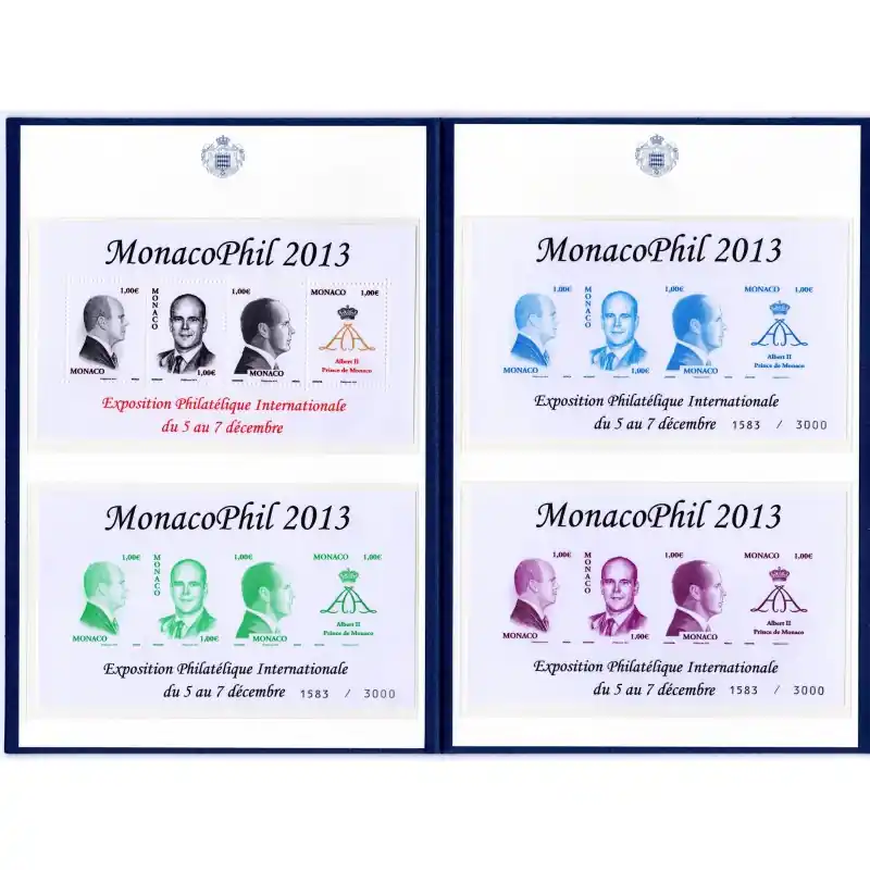 Monaco Bloc Feuillet n° 102 Encart Philatélique Monacophil 2013 Prix Choc