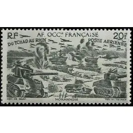 Seulement Aujourd’hui Timbre de collection AOF - Poste Arienne 08