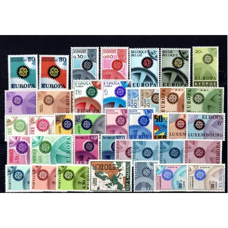 Prix Bas Timbres Europa Année 1967
