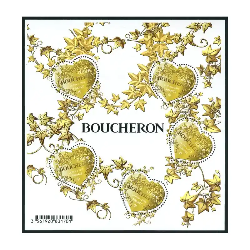 Haute Qualité France Bloc Feuillet n°146 Cœur Boucheron Neuf **
