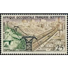 Affaire À Saisir Timbre de collection AOF - Poste Arienne 24