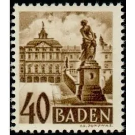 Timbre de collection Bade - 35 Meilleure Vente