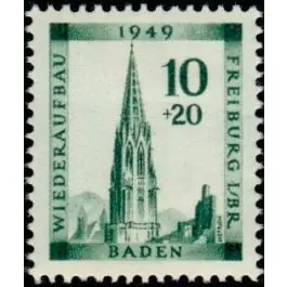 Prix Choc Timbre de collection Bade - 43