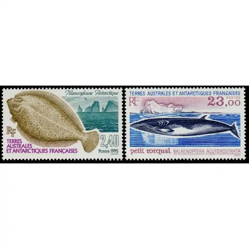 Timbres TAAF n°196 et 197 Livraison Mondiale