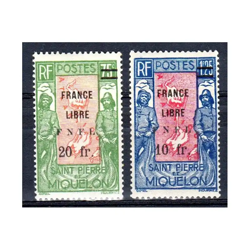 Exclusif Timbre Saint-Pierre et Miquelon n°289 et 290