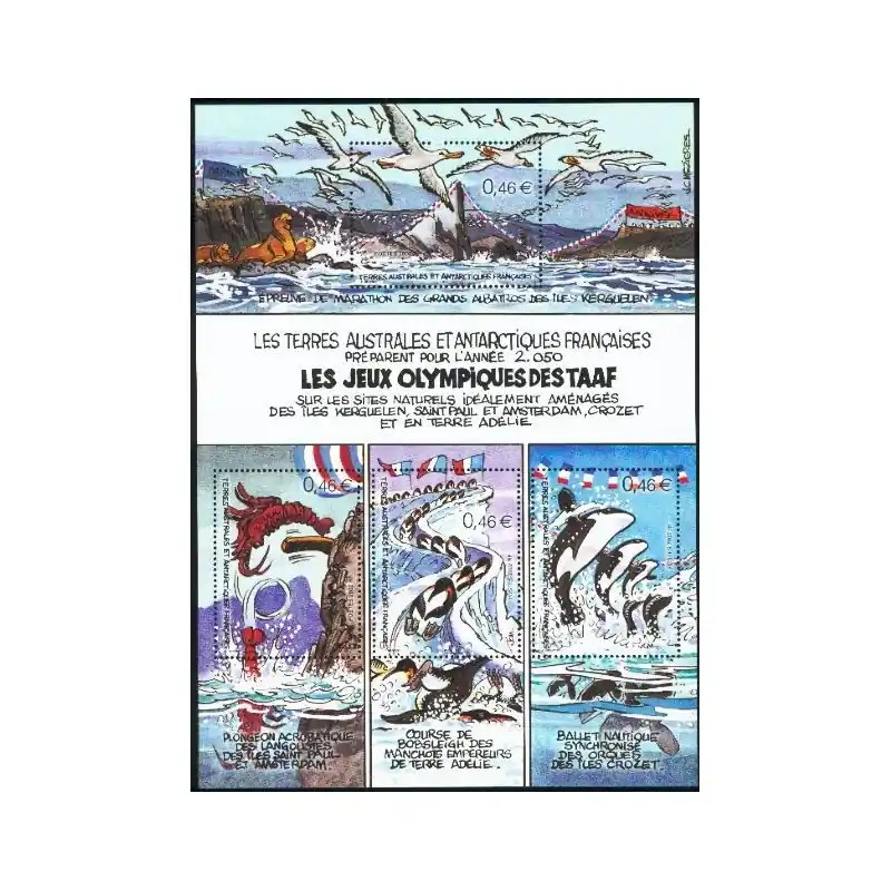 Marque Timbres TAAF n°340 à 343