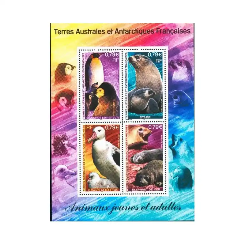 Quantité Limitée Timbres TAAF n°344 à 347