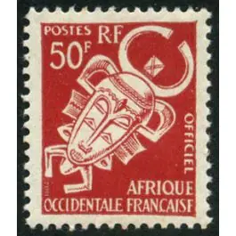 Offre Du Jour Timbre de collection AOF - Service 09