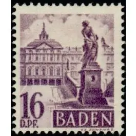 Usine Directe Timbre de collection Bade - 23